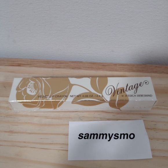 Vintage By Jessica Liebeskind PINK LILY Velvet Lip Crayon - Picture 2 of 4